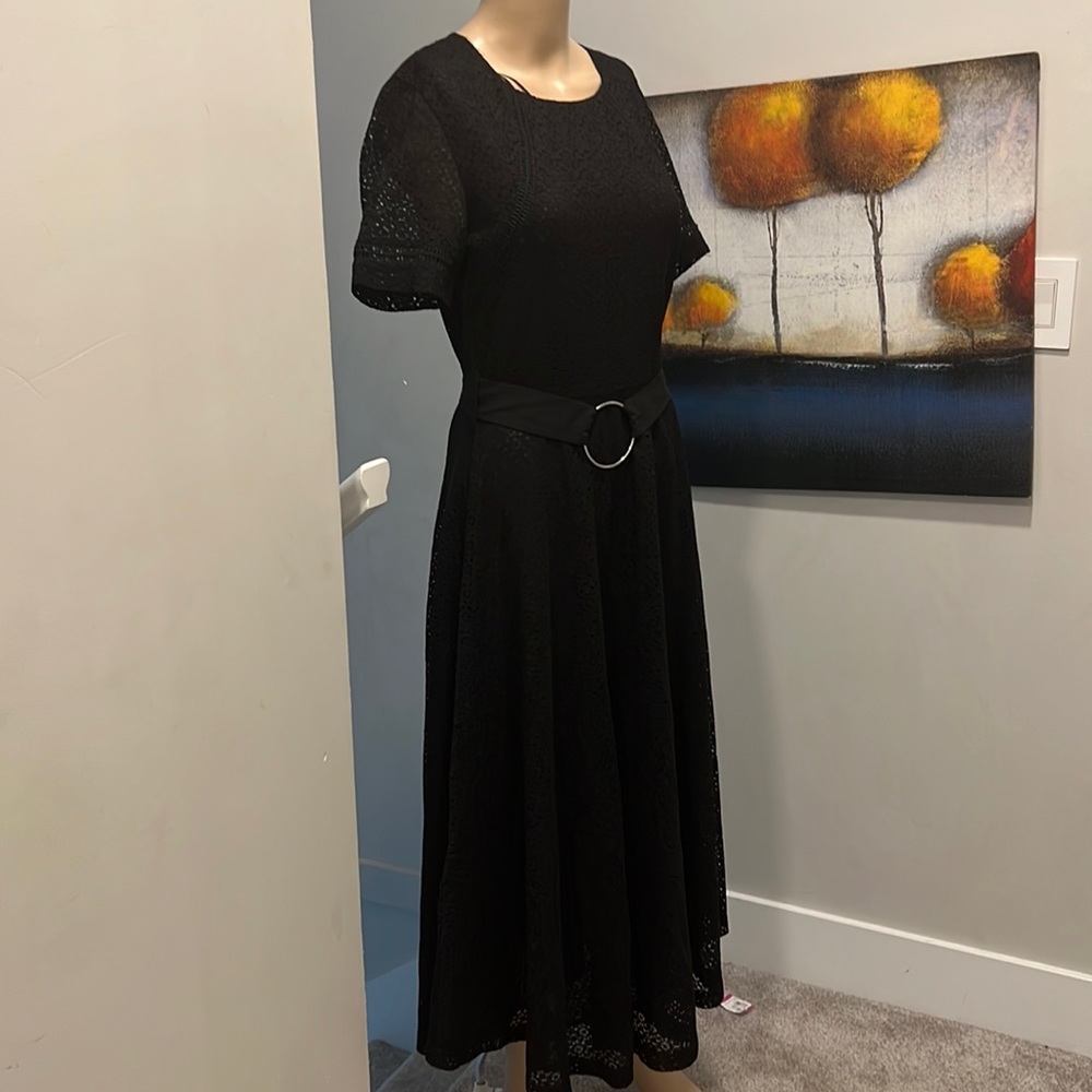 Black Lace Maxi Dress for Women size